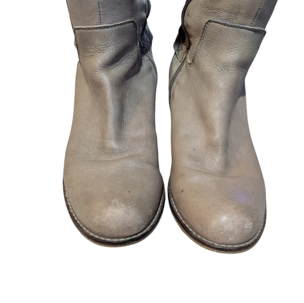STEVEN by Steve Madden Sabra Knee-high Boot Ivory Taupe size 7.5